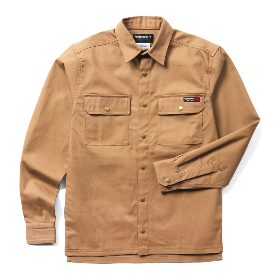 fr construit Étirer la toile shirt jac