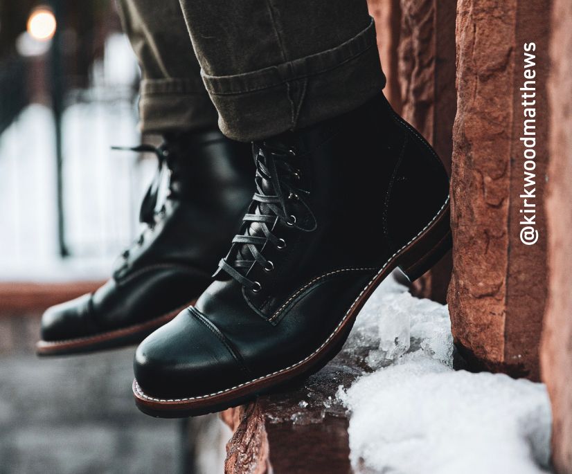 1000 mile cap-toe botte classique