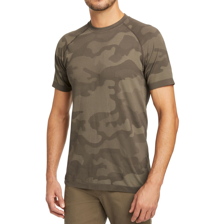 camo mesh crew neck maillot de corps
