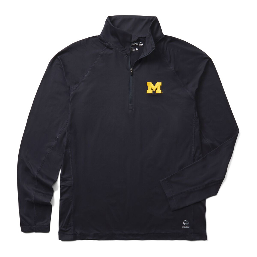 wolverine x vaillant université du michigan soleil-stop eco demi-zip