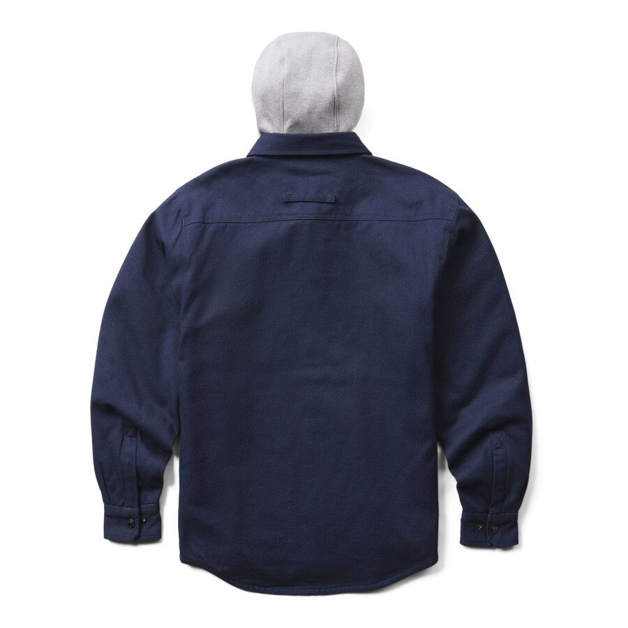 wolverine x de luniversité du michigan overman à capuche en toile shirt-jac