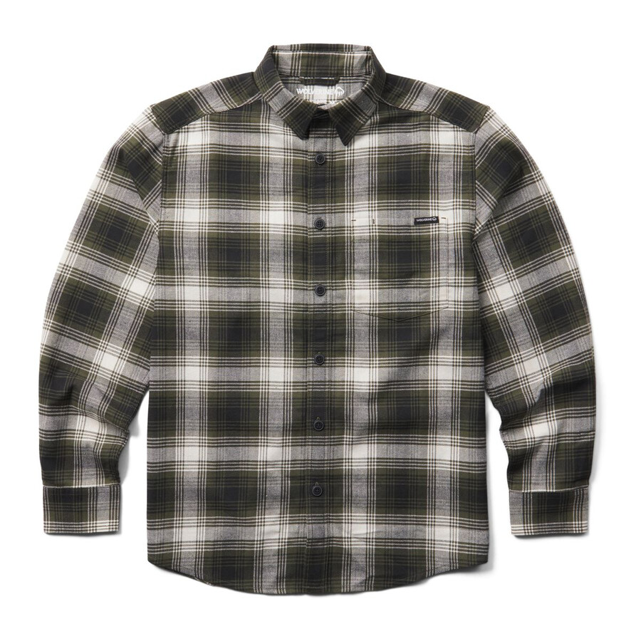 re-construit À manches longues chemise en flanelle