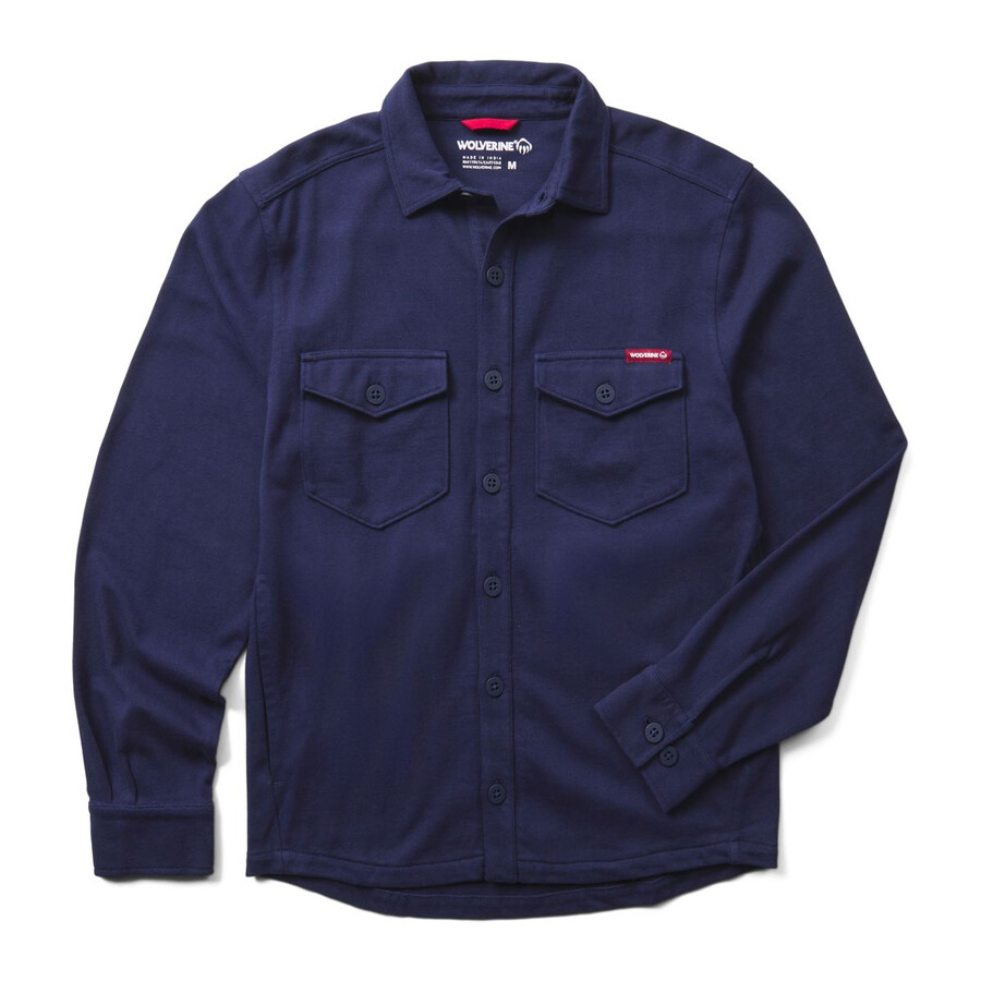 port de jersey overshirt