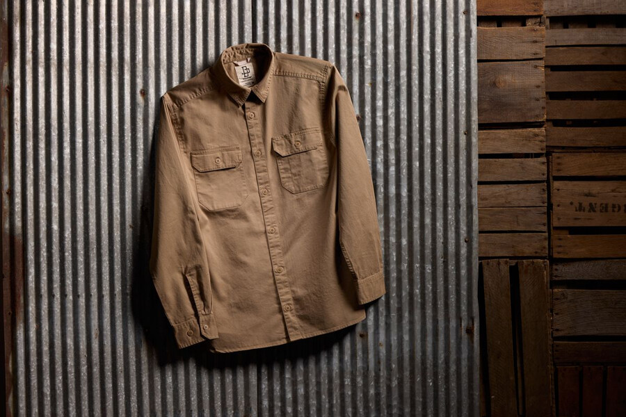 wolverine x jordan davis twill shirt