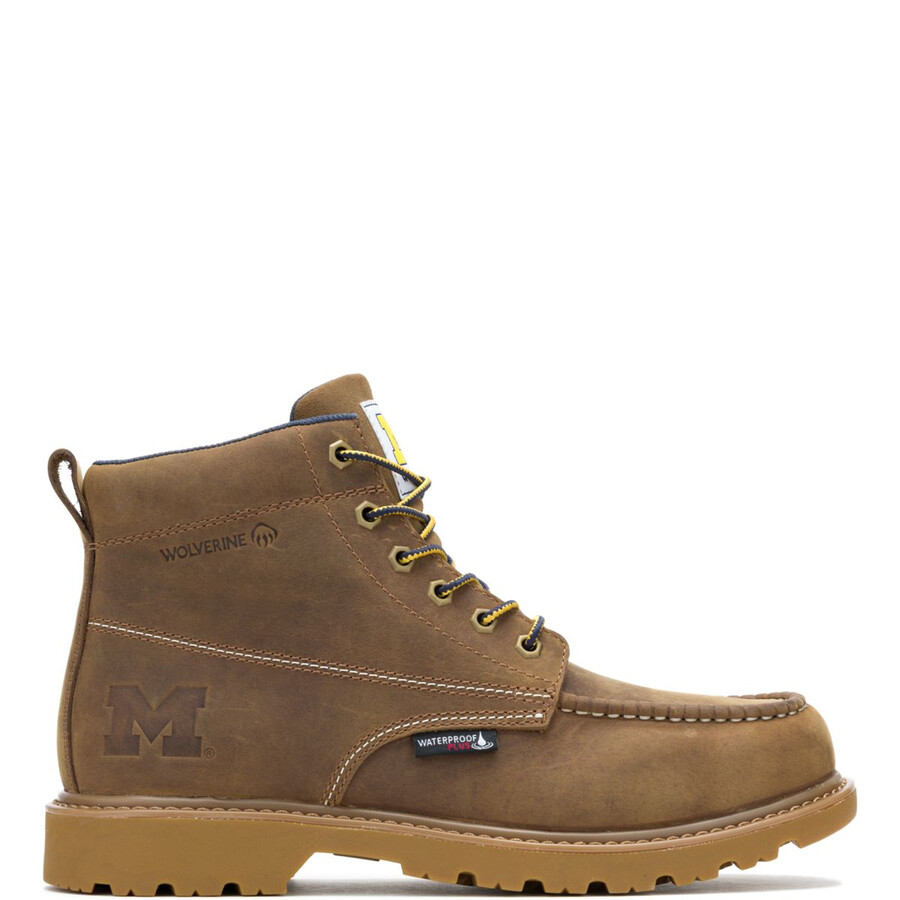 wolverine x vaillant université du michigan ouvrier de plancher moc toe travail de démarrage