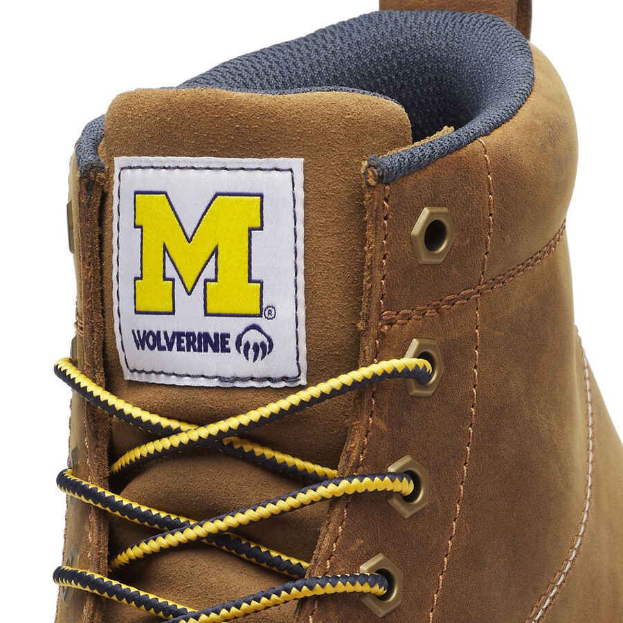 wolverine x vaillant université du michigan ouvrier de plancher moc toe travail de démarrage