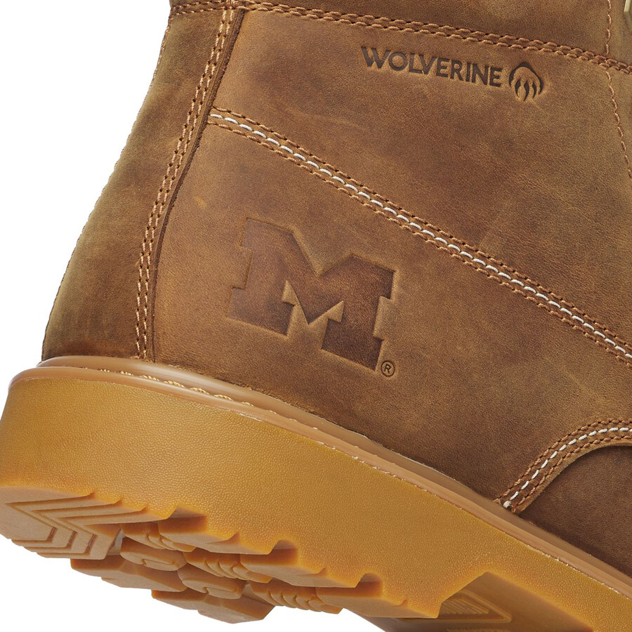 wolverine x vaillant université du michigan ouvrier de plancher moc toe travail de démarrage