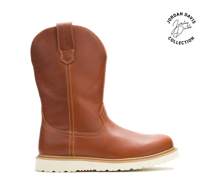 wolverine x jordan davis avec coin doux-toe wellington