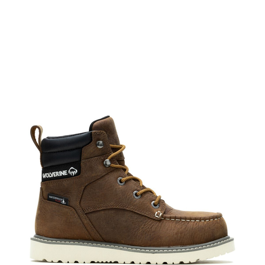 commerce wedge 6 moc-orteil en acier-orteil travail de démarrage