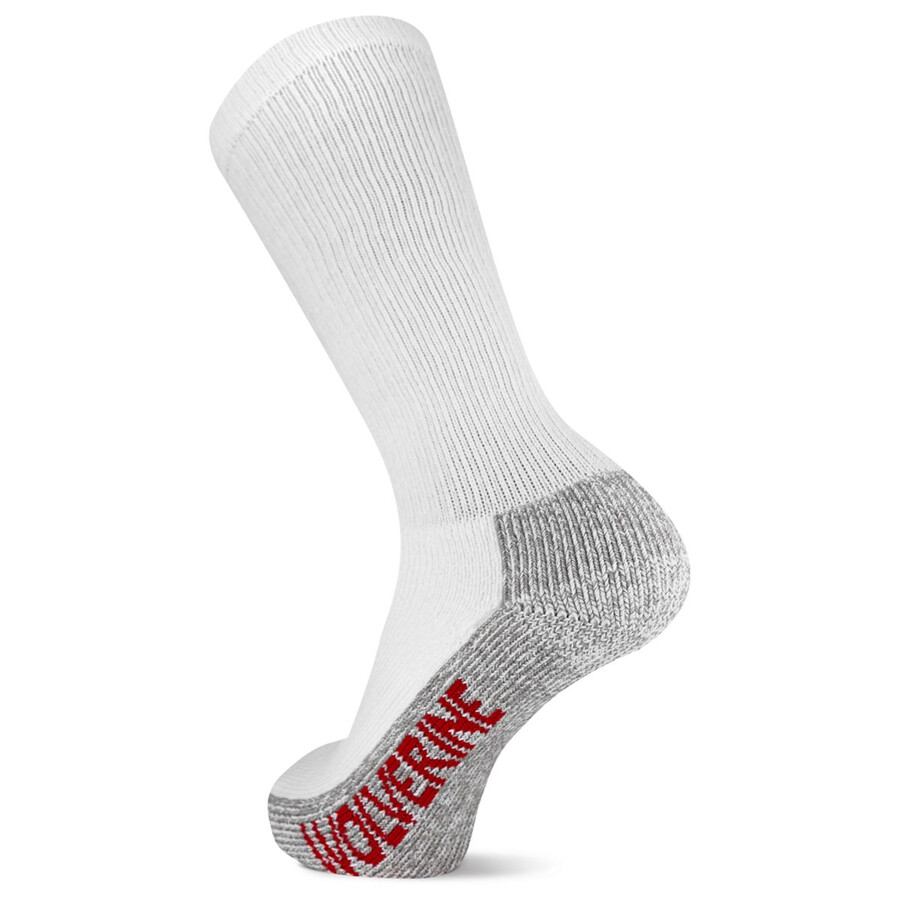 2-pk acier-orteil de coton sur-le-veau chaussette