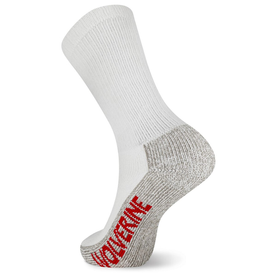 2-pk acier-orteil de coton de lÉquipage chaussette